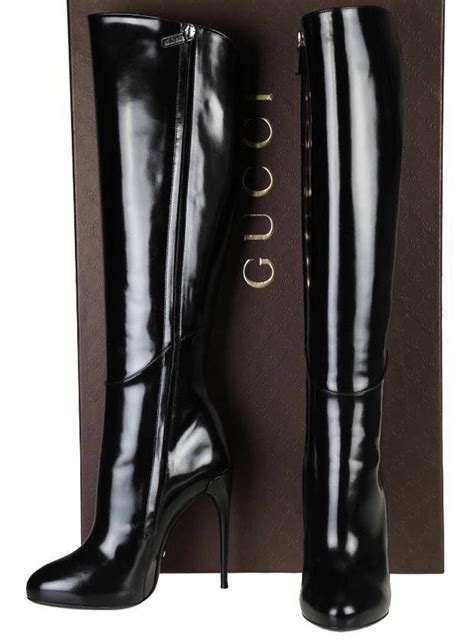 gucci pants boots|Gucci high heel boots.